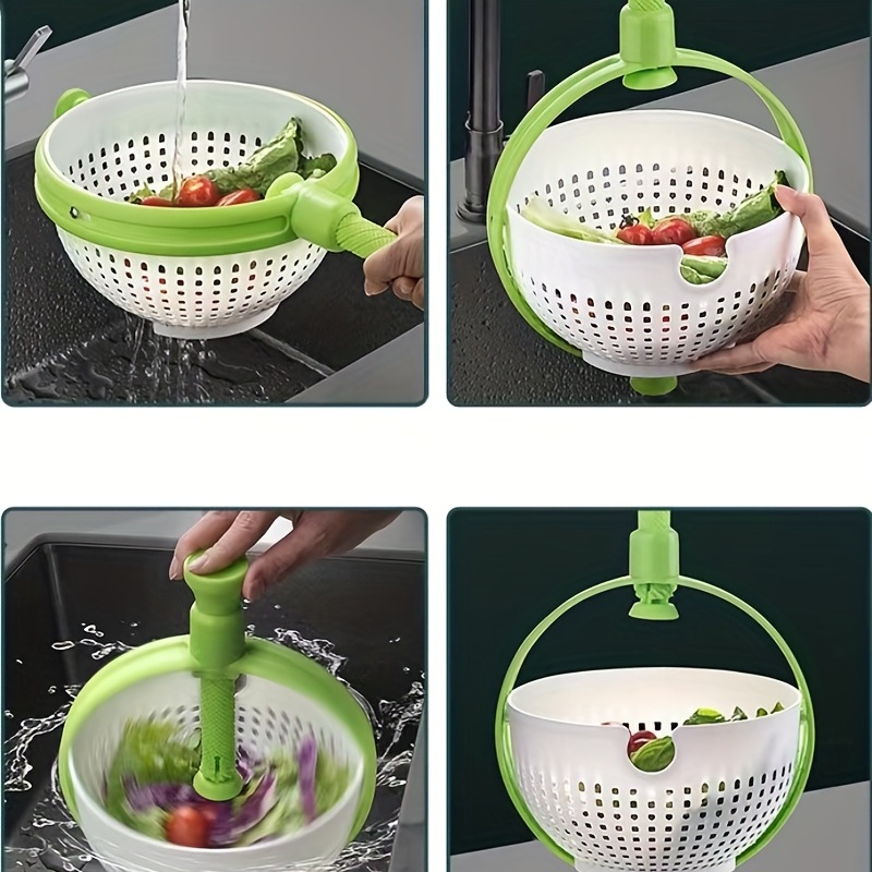 Spinning Colander Salad Spinner Spinning Colander Vegetables - Temu
