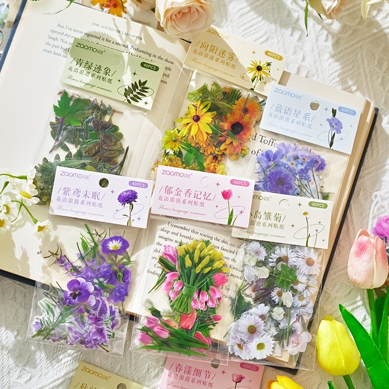 40pcs Plants Sticker Pack / Floral Botanical / Stickers / Planner