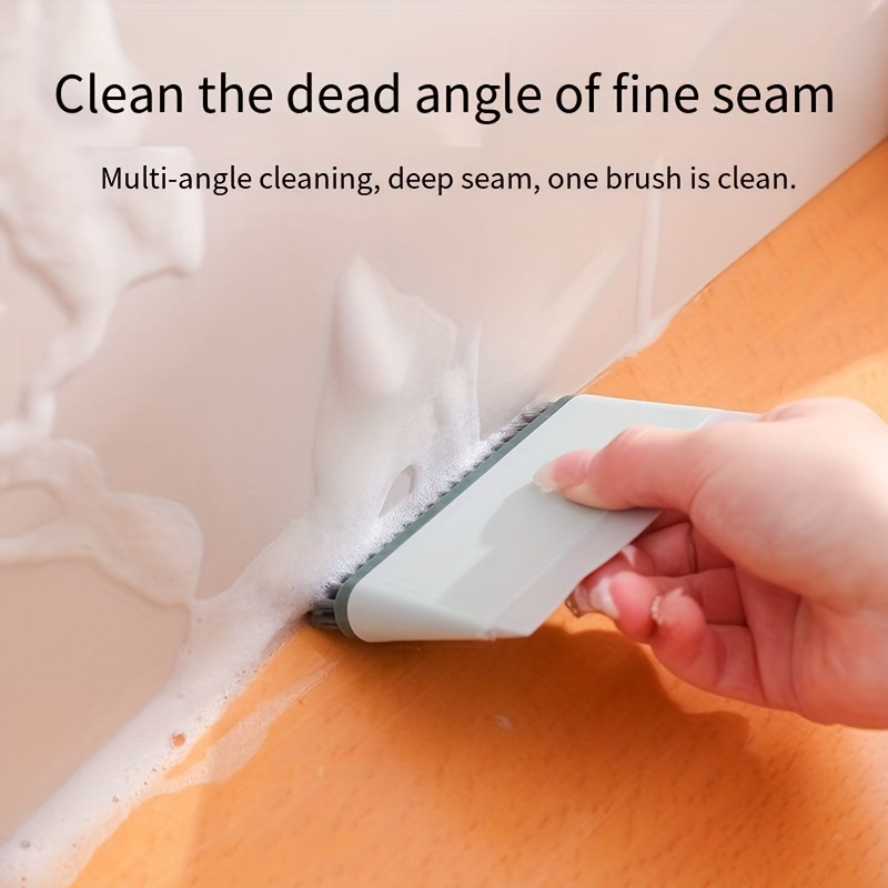 Home Multipurpose Clean Gadget Gap Cleaning Brush Glass Scraper Window  Desktop Kitchen Bathroom Clean Tool