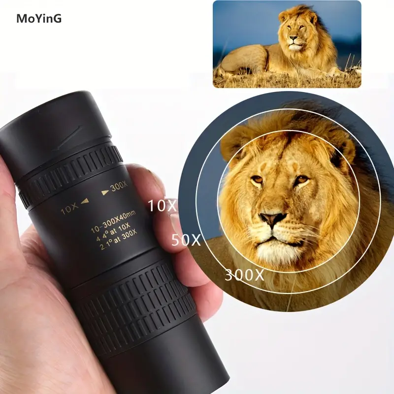 moying 12x zoom monoculars variable power telescope superlong view high power dual focus professional phone accessory handheld lightweight outdoor photography accessories travel exploration hunting gift details 3