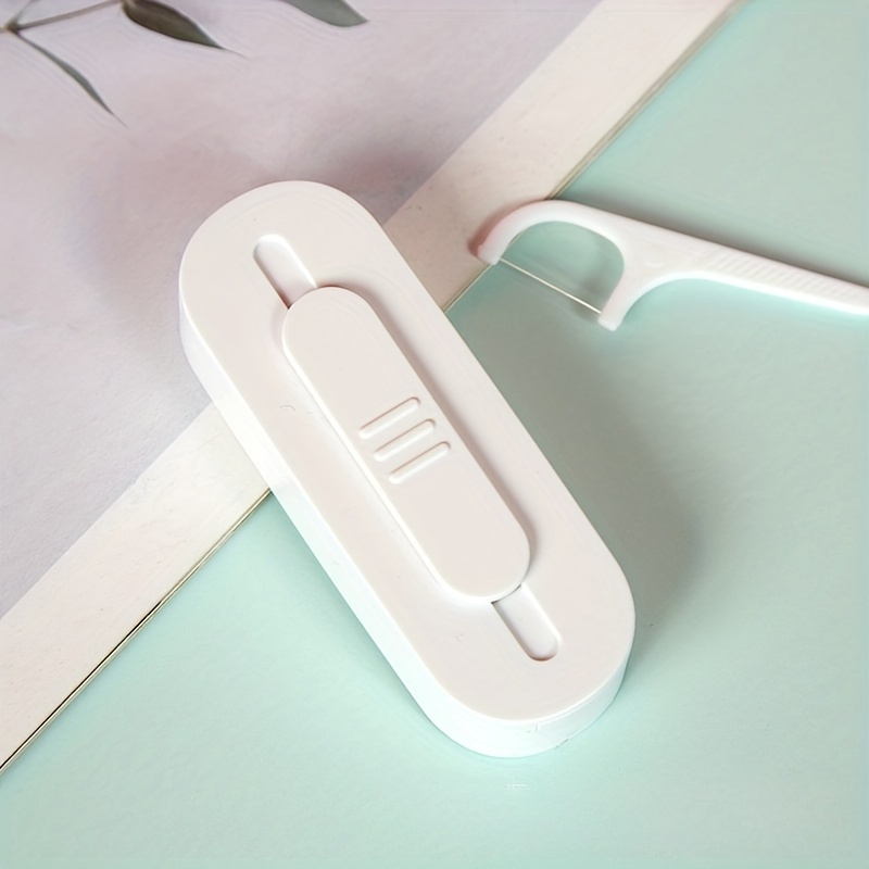Portable Dental Floss Box Disposable Storage Automatically Pops Up