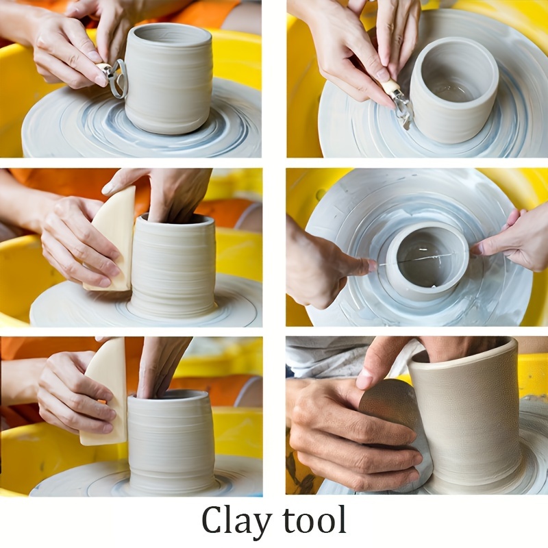 Pottery Tools Stone Plastic Clay Carving Mud Cutter Diy Hand - Temu