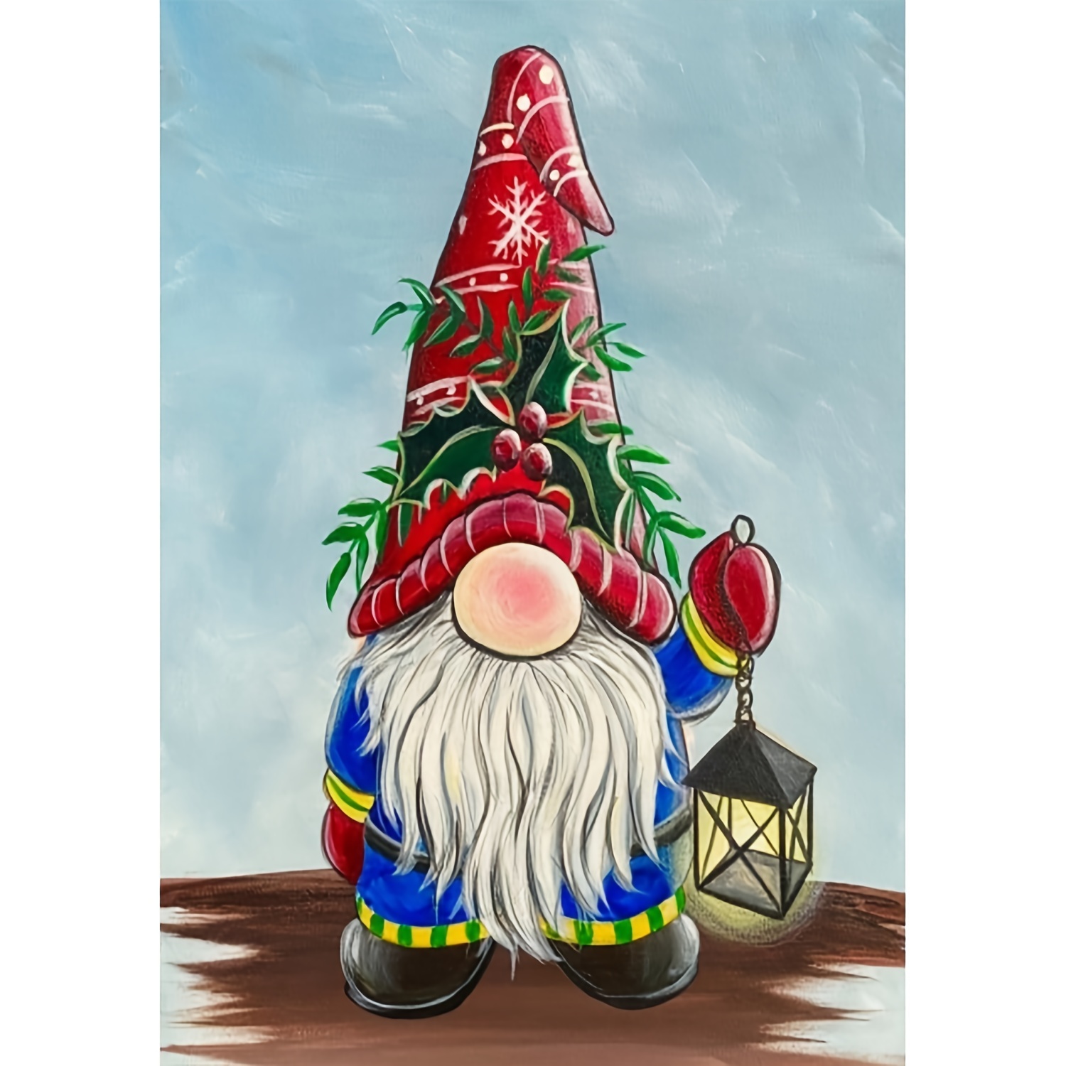 Christmas Gnome Artificial Diamond Art Painting Kits For - Temu