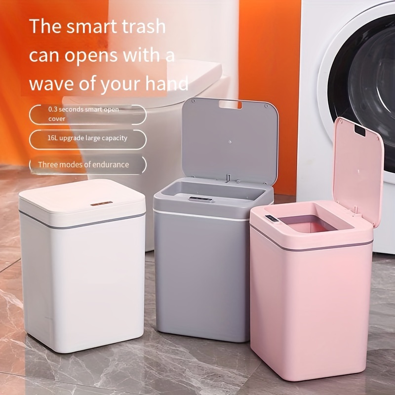 Smart Sensor Mülleimer Küche Badezimmer WC Mülleimer Beste automatische  Induktion wasserdichter Behälter mit Deckel 12l