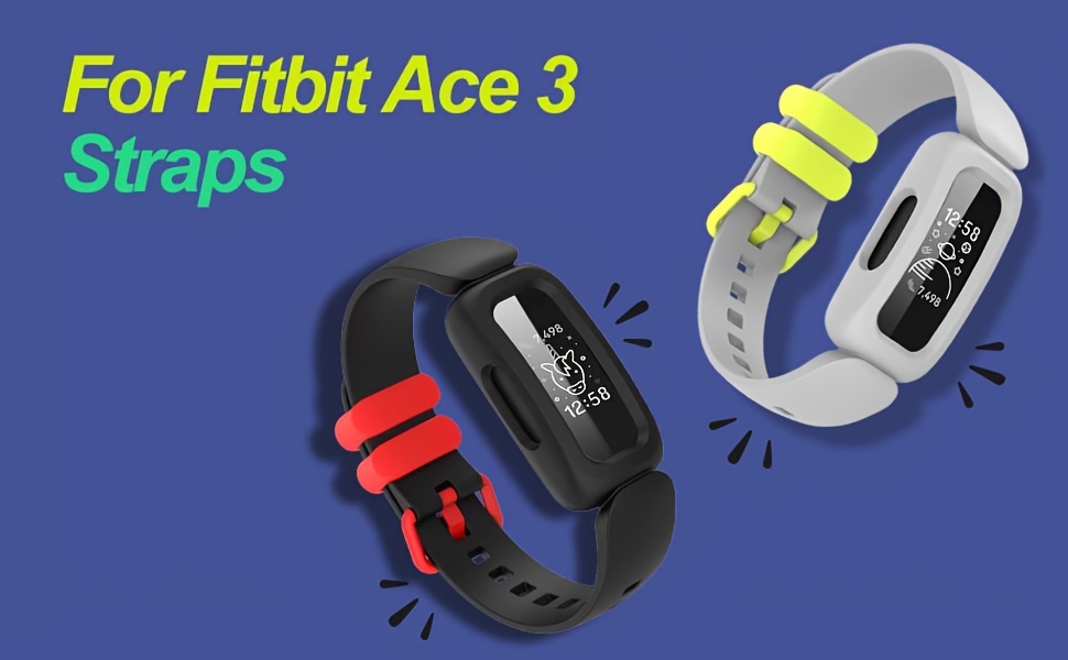 Band For Fitbit ACE 3 Kids Strap Bracelet For ACE3 Children Silicone Belt  Replacement Smart Watch Accessories Adjustable Loop - AliExpress
