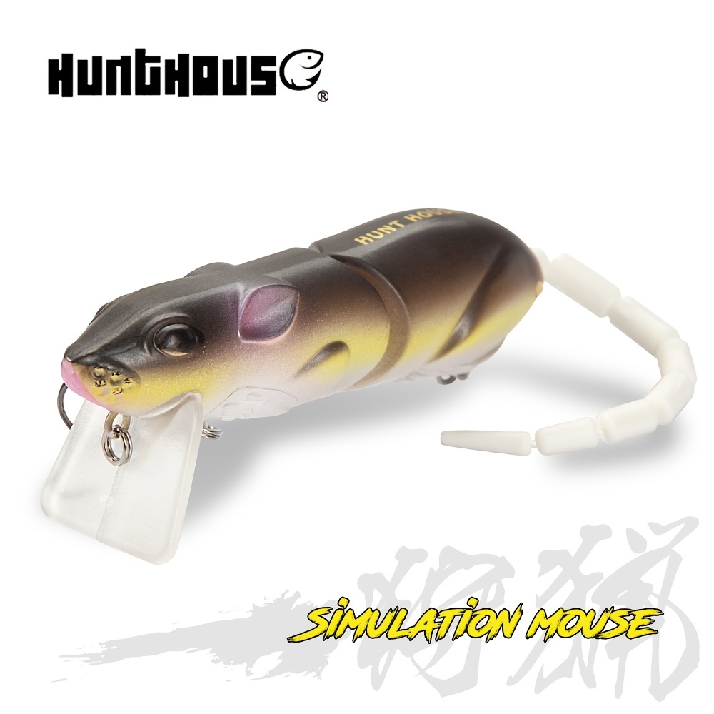 Hunthouse Hard Fishing Lures Rat Bait Lure Bass Pike Trout - Temu