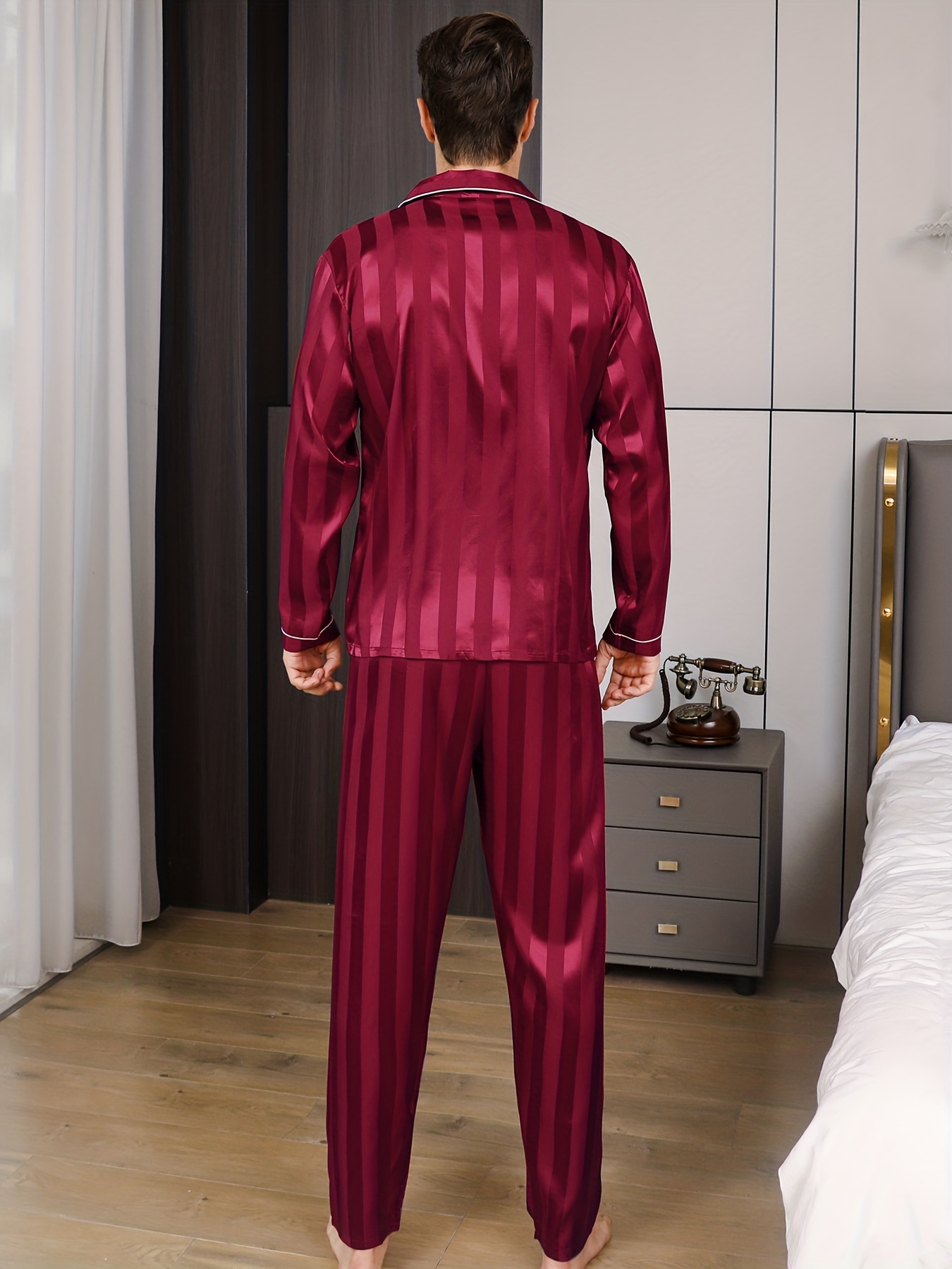 Pink pajamas for men hot sale