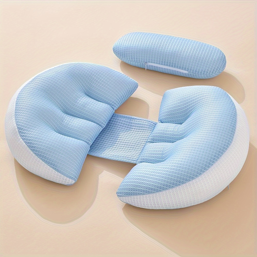 Almohada de embarazo en forma de U Almohadas de cintura Almohada de  maternidad Algodón Ropa de cama para dormir Almohada corporal Cojín  Almohada de lactancia para embarazadas
