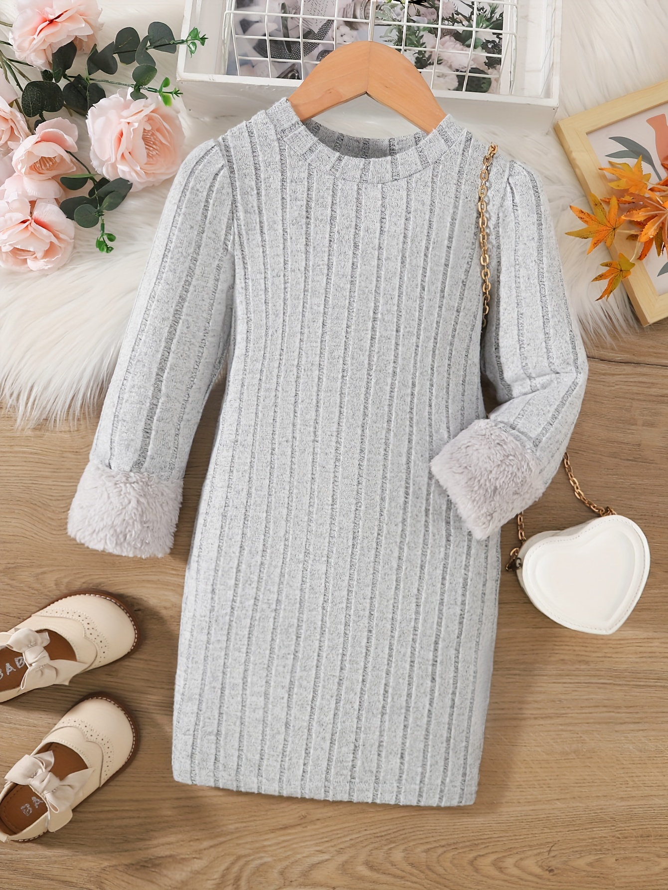 Sweater Dress Knitted Christmas Winter Dress Women Bodycon Solid