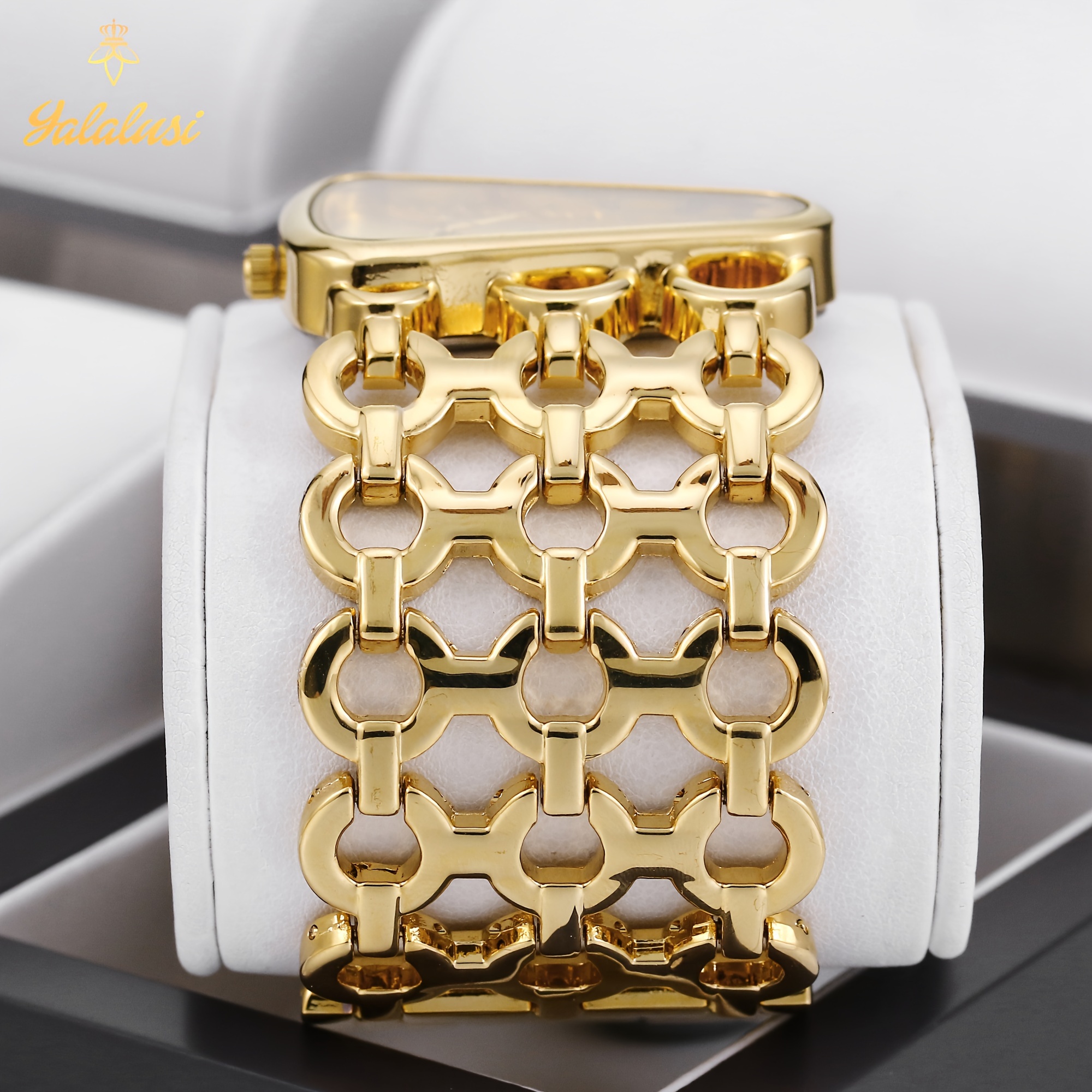 Montre Femme Luxe Triangle Pointeur Quartz Bracelet Montre Temu