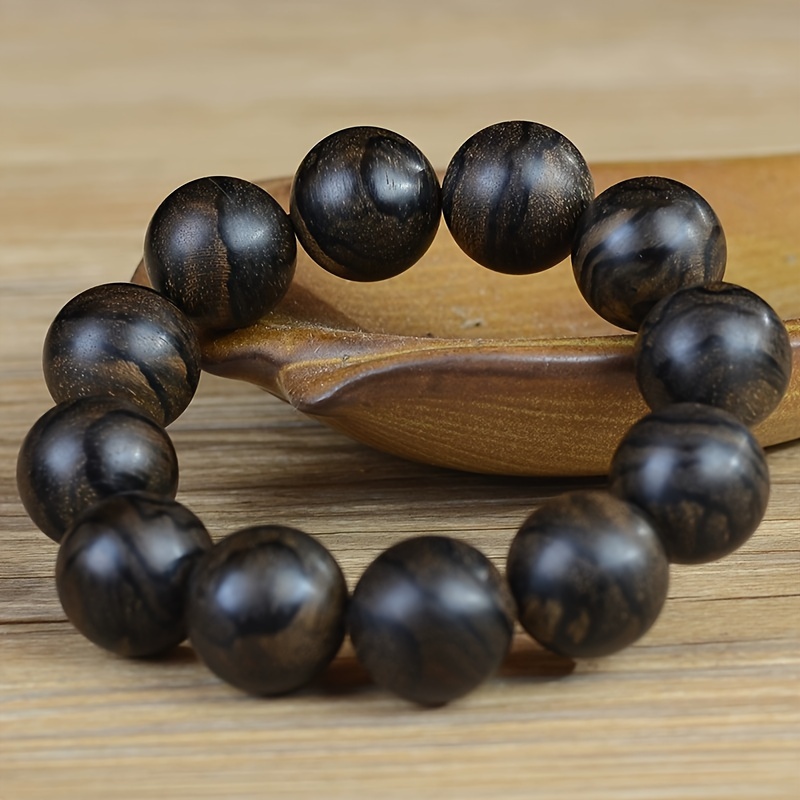 6mm(0.236inch)-12mm(0.472inch) Black Agates Mantra Prayer Stone Beads Round  Loose Beads For Jewelry Making DIY Bracelet Necklace Handmade Accessories