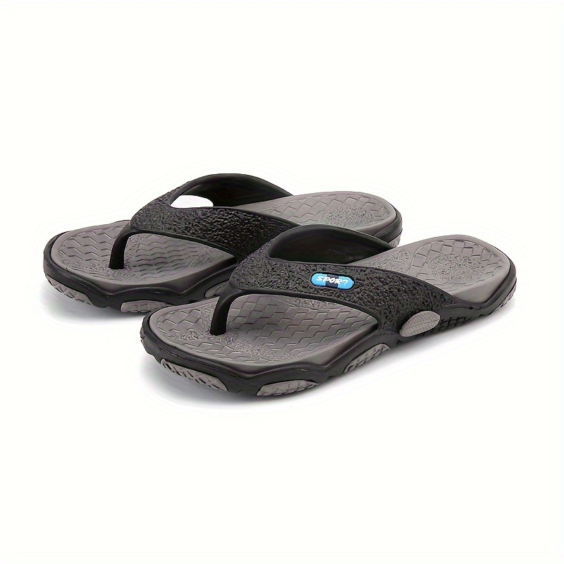 Mens Flip Flops With Arch Support Shock Absorption Lightweight Comfortable  Non Slip Thong Sandals For Indoor Outdoor Beach Spring And Summer - Men's  Shoes - Temu