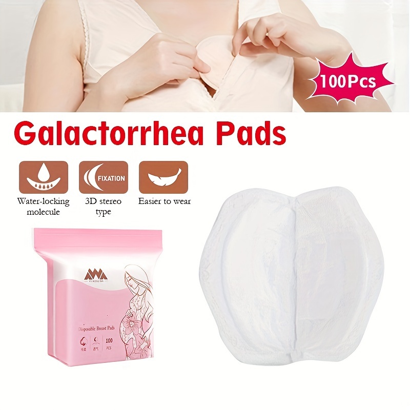 100pcs Disposable Breastpads Breathable Leak-proof Nursing Pads