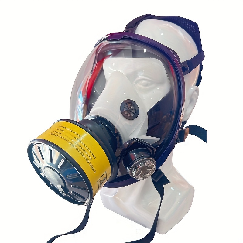 Facemoon Mascarilla antipolvo semigaseosa, protección facial química a  prueba de polvo para pintar soldadura de polvo de vapor orgánico.