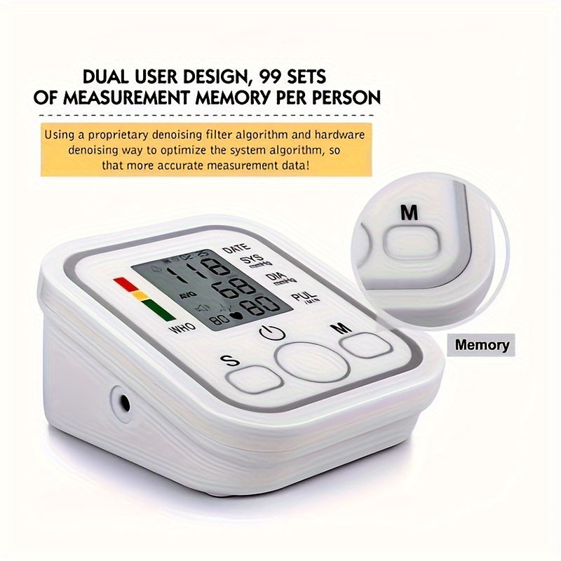 Medidor de Presion Arterial Aparato Para Medir Maquina la Presión Monitor  Nuevo