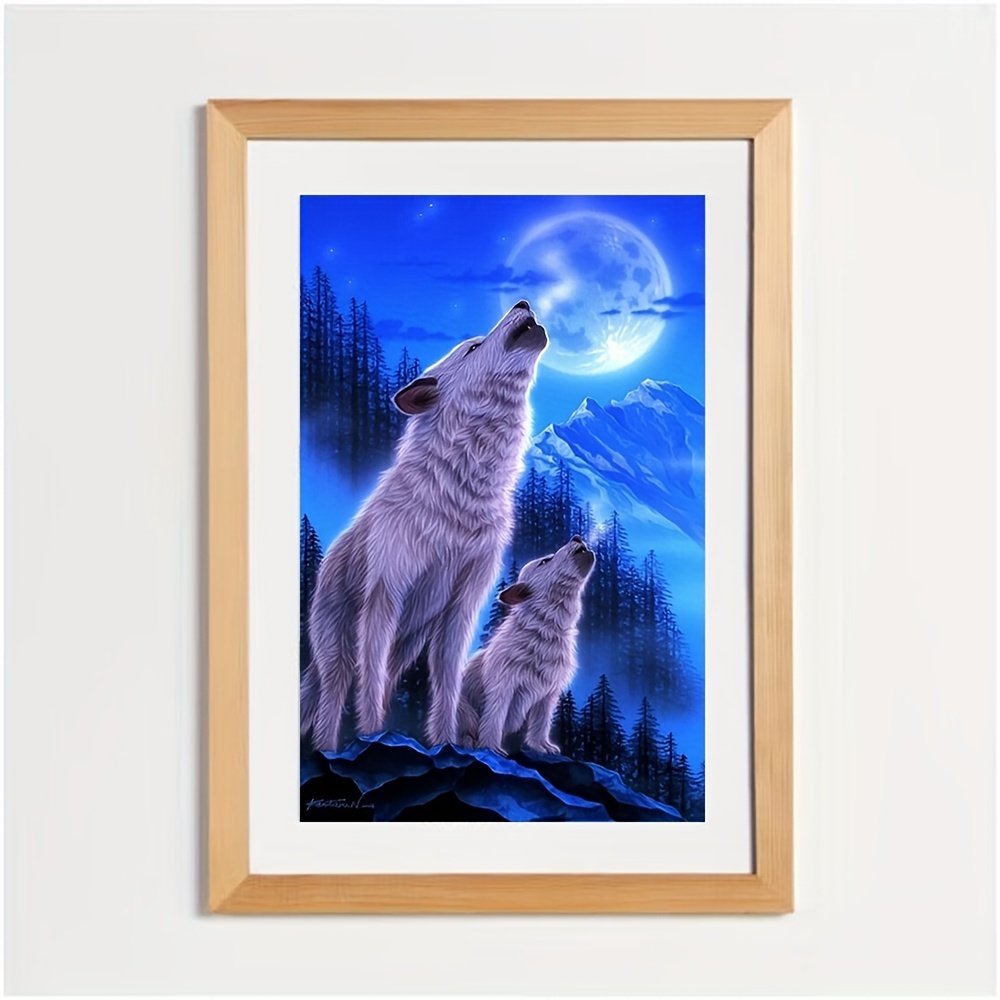 1pc DIY 5D Diamond Painting Animals Dream Catchers Wolves - Temu Australia