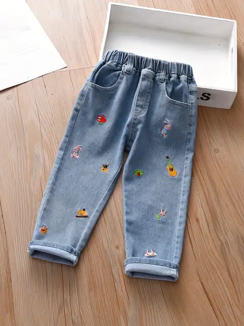 Toddler Jeans Girls - Temu