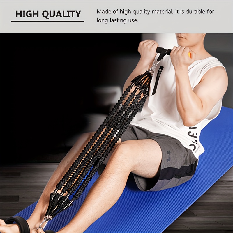 Elastic Sit Equipment Pull Rope Dual Spring Tension Foot - Temu Canada