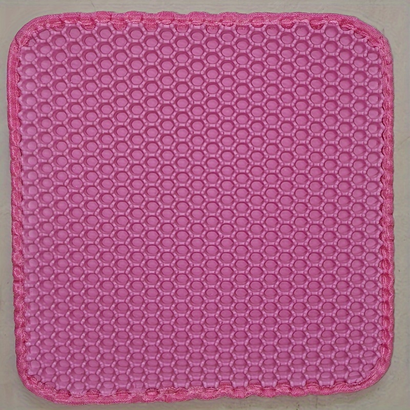 Double Layer Cat Litter Mat Traps Litter Protects Floors Non Slip