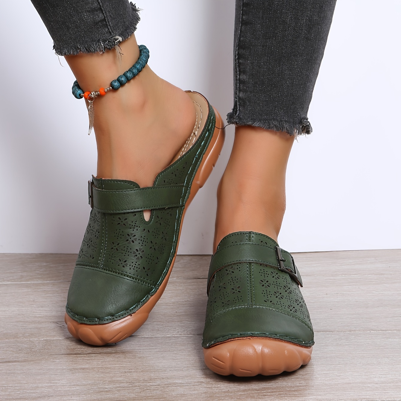 flat mules closed toe