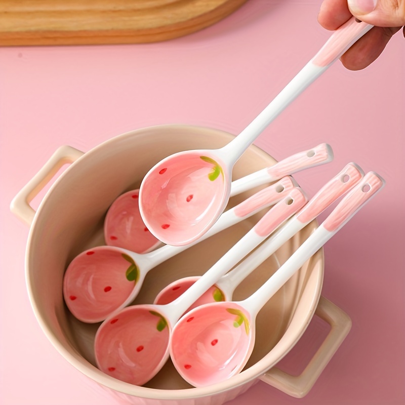 2pcs Kawaii Duck Spoon Fork Cutlery Set for Kids School Cute Korean  Portable Travel Stainless Steel Tableware Kitchen Utensils