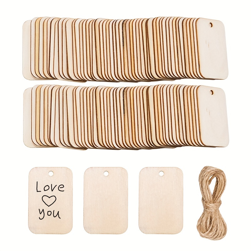 100pcs Gift Tags Kraft Tags Paper Price Tags Name Vintage Wedding Hang Tags  Brown Tags For Gift Wrapping Blank Tags For Arts And Crafts Christmas