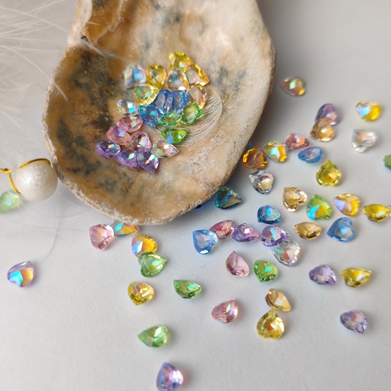 Cristales Para Decoracion Y Manualidades Colores Mixtos Con Pinzas Bricolaje