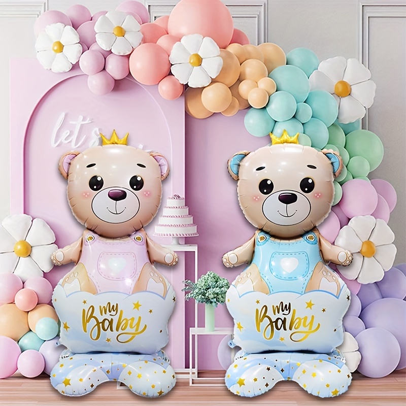 Decoraciones de oso para Baby Shower, pancarta de BABY SHOWER