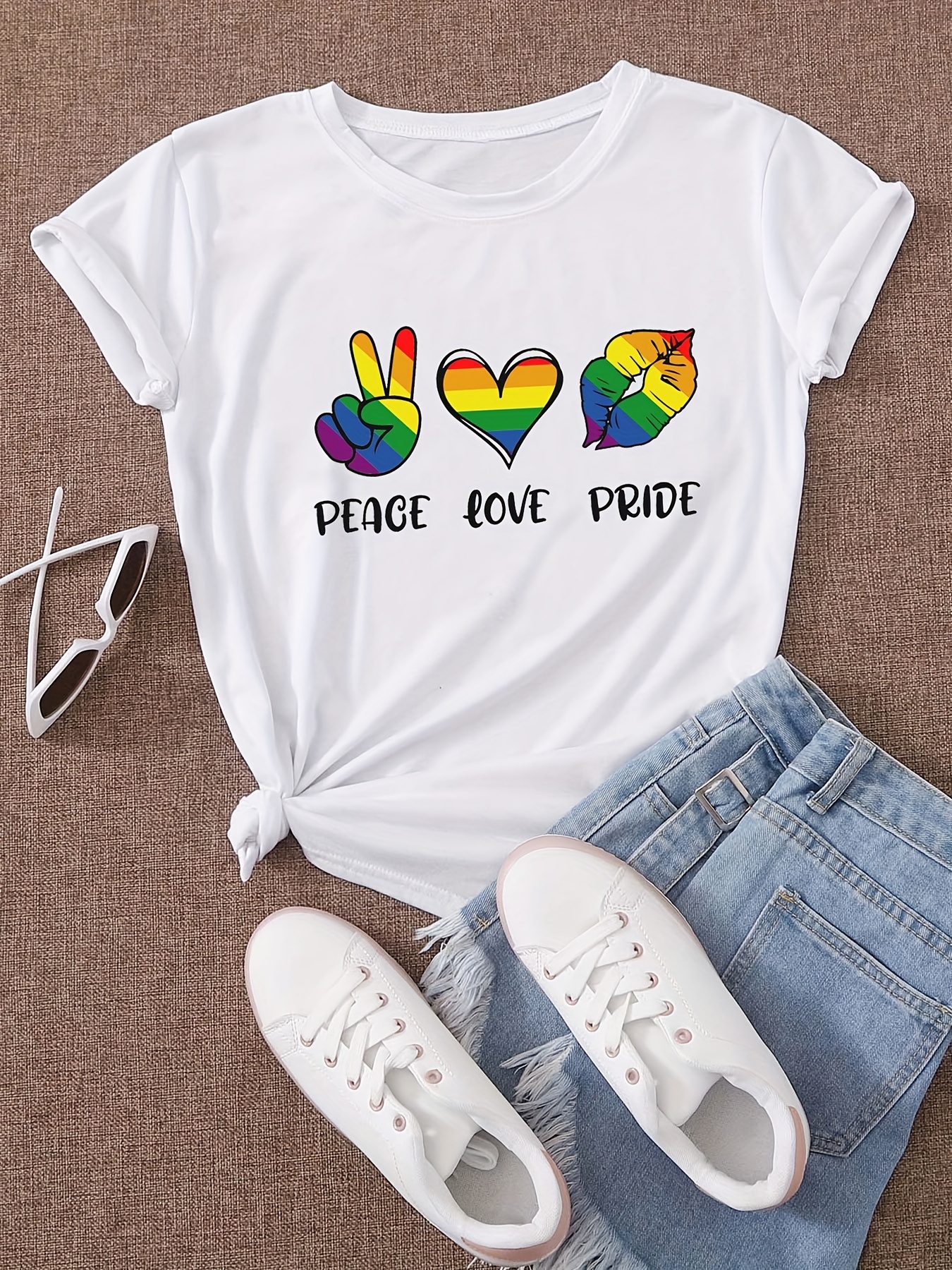 Tie Dye Shirt Women Rainbow Tie Dye Shirts Heart T Shirt Pride Shirt LGBTQ  T Shirts Funny Graphic Short Sleeve Tops at  Women’s Clothing store