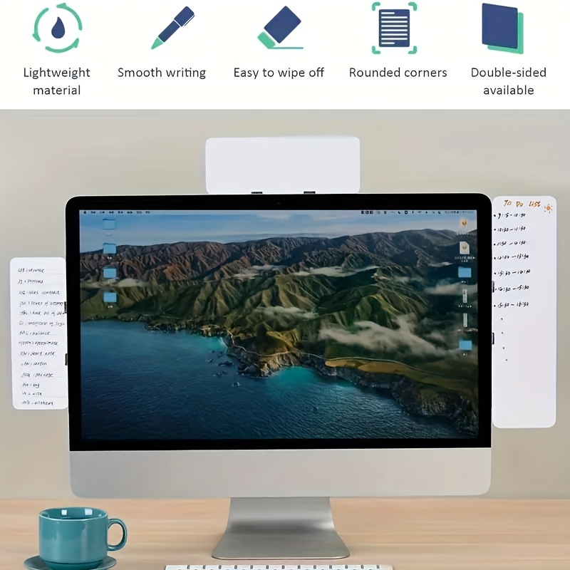 Computer Monitor Memo Board: Perfect Office Accessories For - Temu