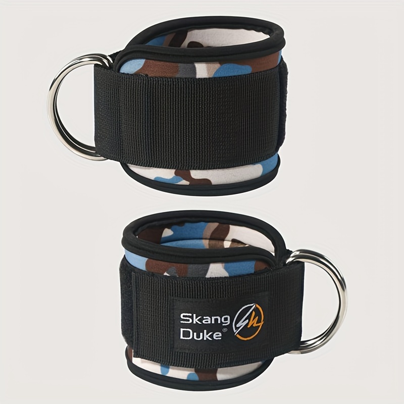 [1pc Neoprene Ankle Cuff Support] 1pc SKDK Adjustable Neoprene Ankle Cuff Support - Synthetic Rubber Ankle Brace for Weightlifting, Fitness & Workout Leg Extension - Universal Fit