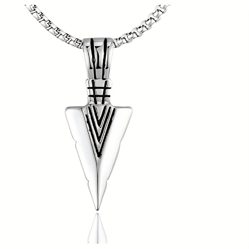 Hip Hop Necklace Men Shield Self Defense Pendant Pearl Chain