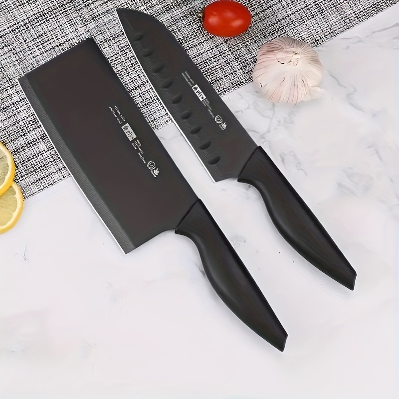 Kitchen Knife Set, Meat Cleaver, Santoku Knife And Paring Knife, Kitchen  Gadgets, Kitchen Accessories - Temu