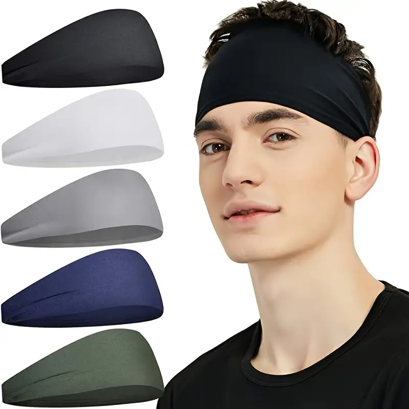 Elastic Headbands Men Women Indoor outdoor Sports Headband - Temu Canada