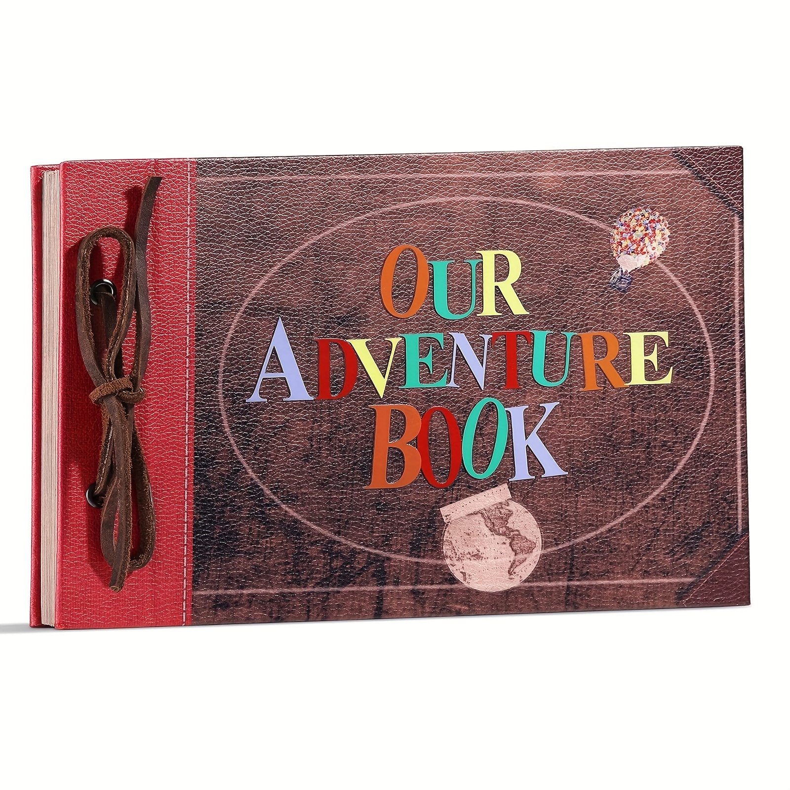 Scrapbook Our Adventure Book Clip Book Artificial Pu Leather - Temu