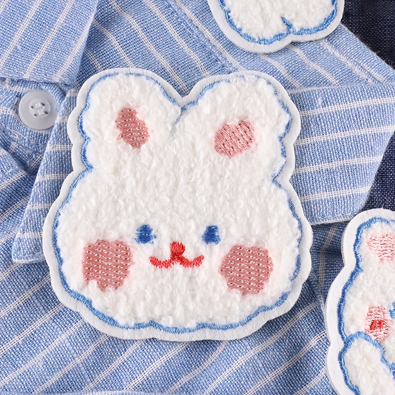 1pc Iron-on Patch For Clothes, Cute Animal Rabbit Heat Transfer Patch For  Men