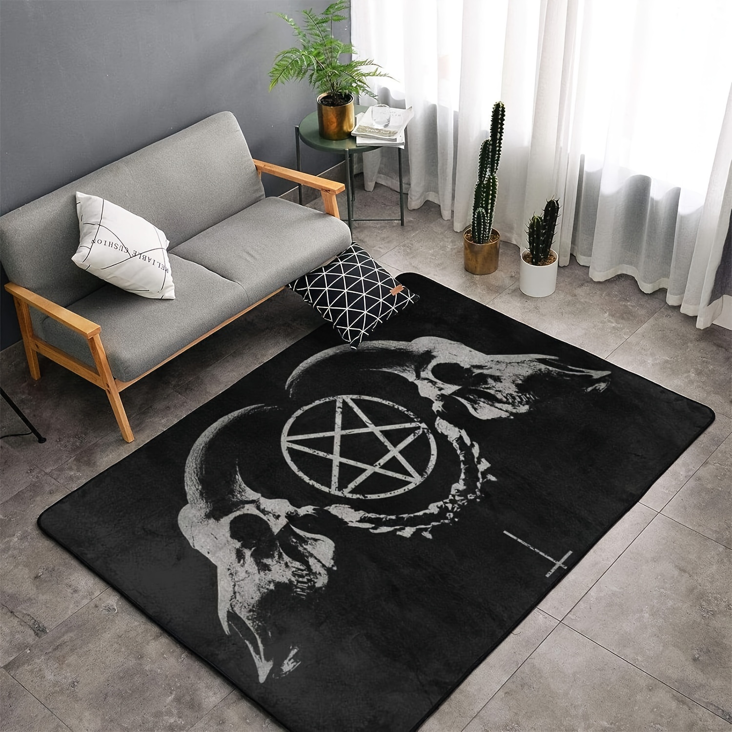 Halloween Decor Carpet Halloween Atmosphere Floor Mats - Temu