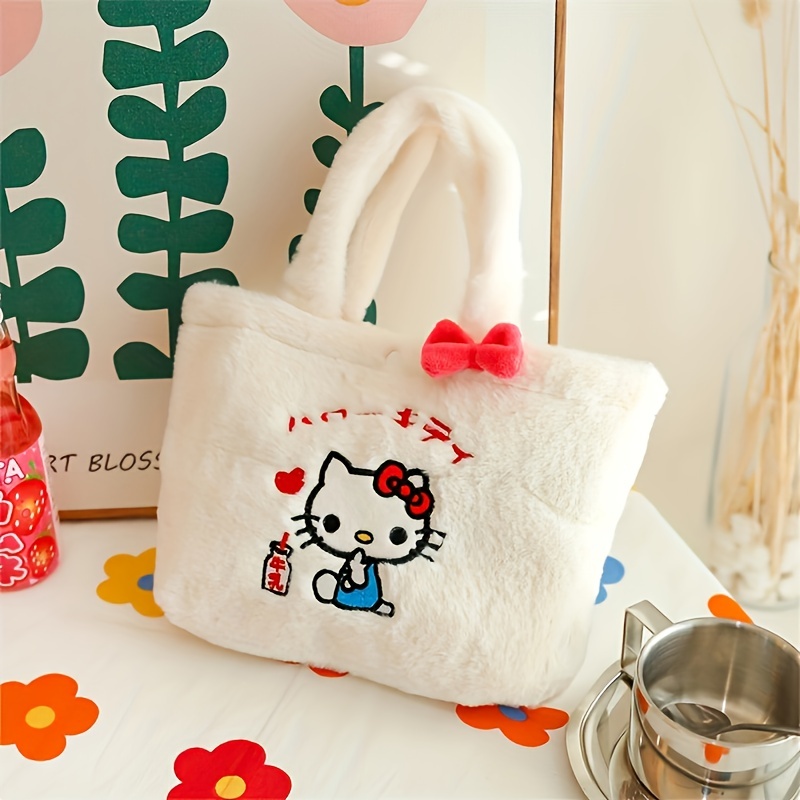 Anime Shoulder Bags Hello Kitty Top-handle Bags Women's Handle