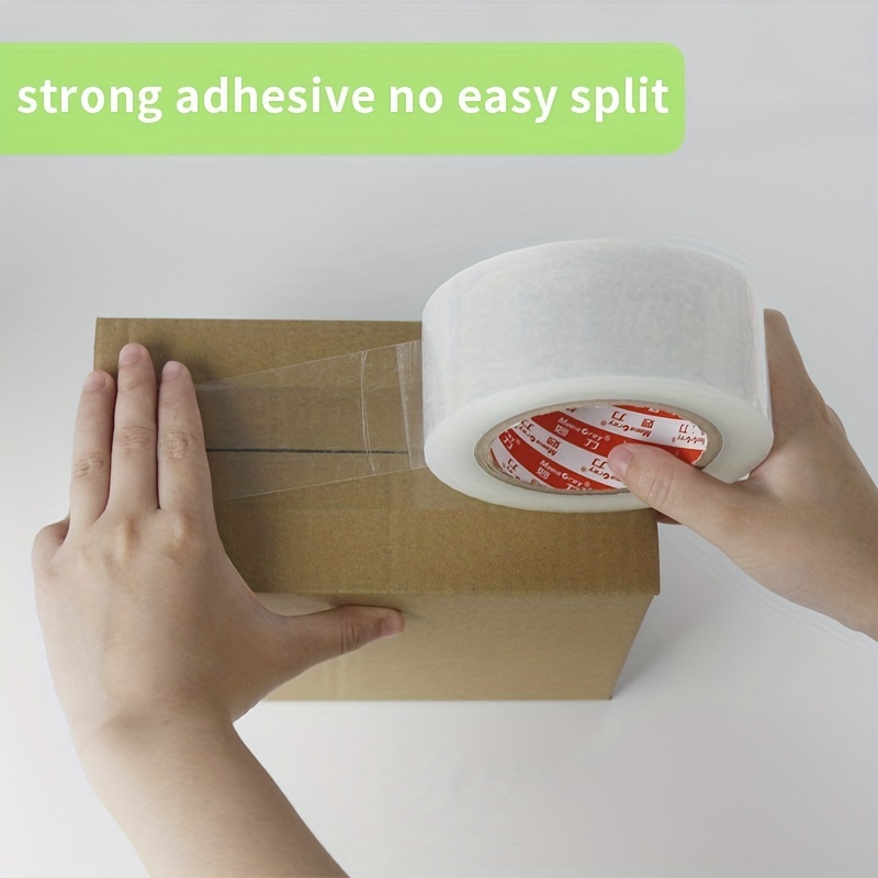 Clear Packing Tape 2 x 110 Yards Strong Heavy Duty Sealing Adhesive Tapes  for Moving Packaging Shipping Office and Storage 2 Rolls