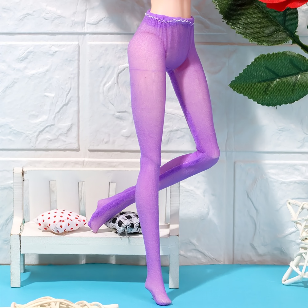 1/6 Mini Doll Silk Stockings Elastic Doll Leggings Pantyhose - Temu