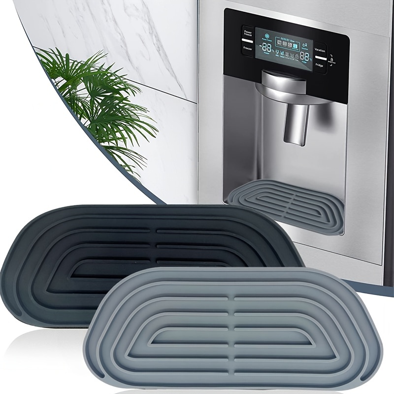 1pc Silicone Water Dispenser Mat Drip Tray For Refrigerator & Water  Machine, Anti-leakage & Trim-able