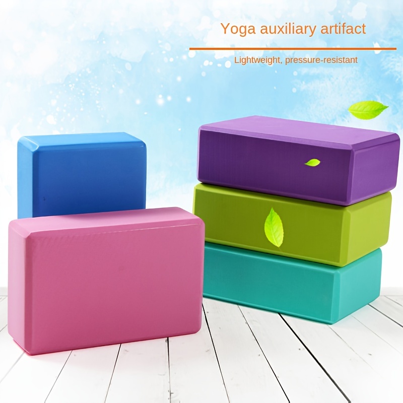 Blocos de espuma de EVA de alta densidade para yoga, tijolos de yoga  coloridos e espessos antiderrapantes, suprimentos de dança e fitness de yoga