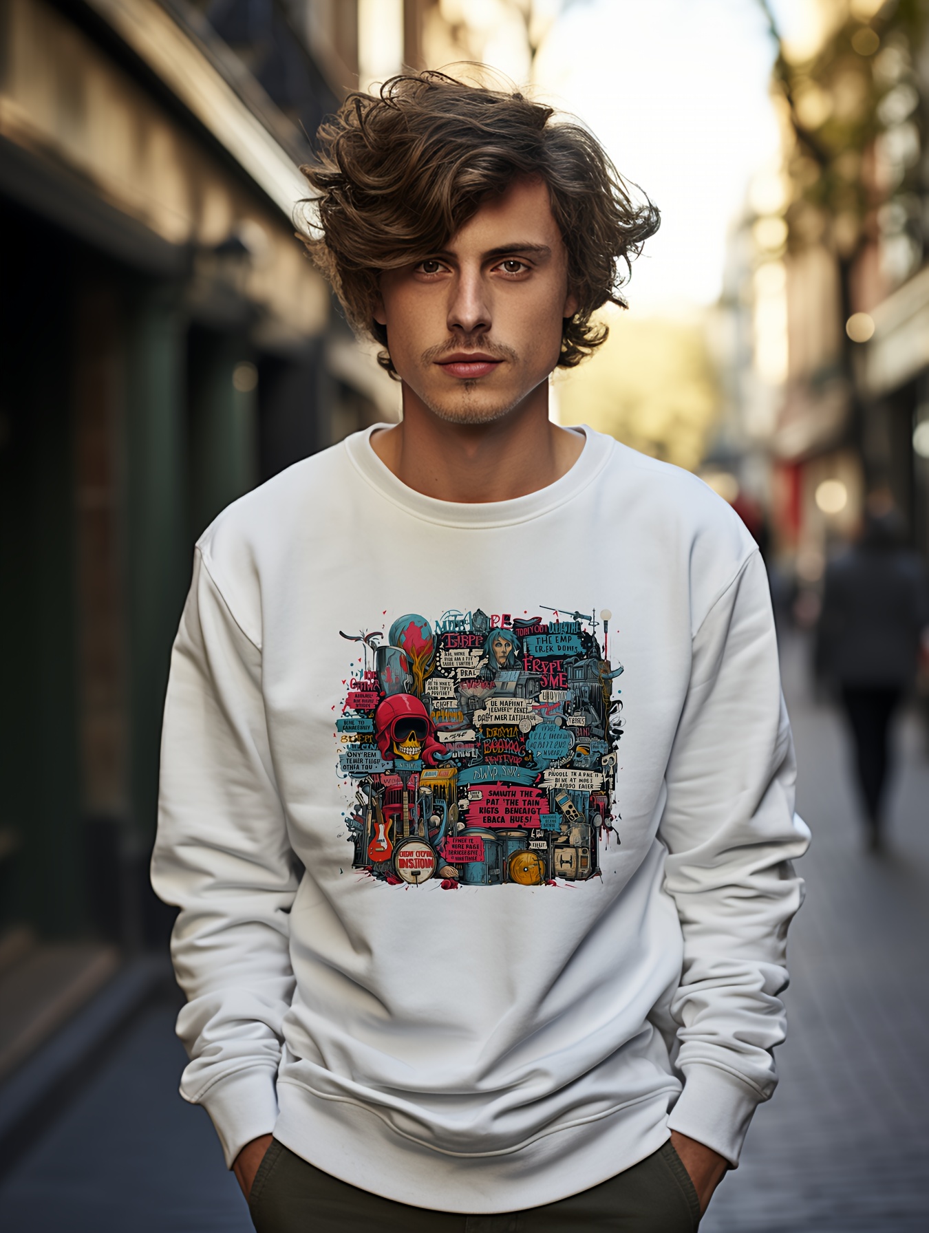 SUDADERA PARA HOMBRE C/R