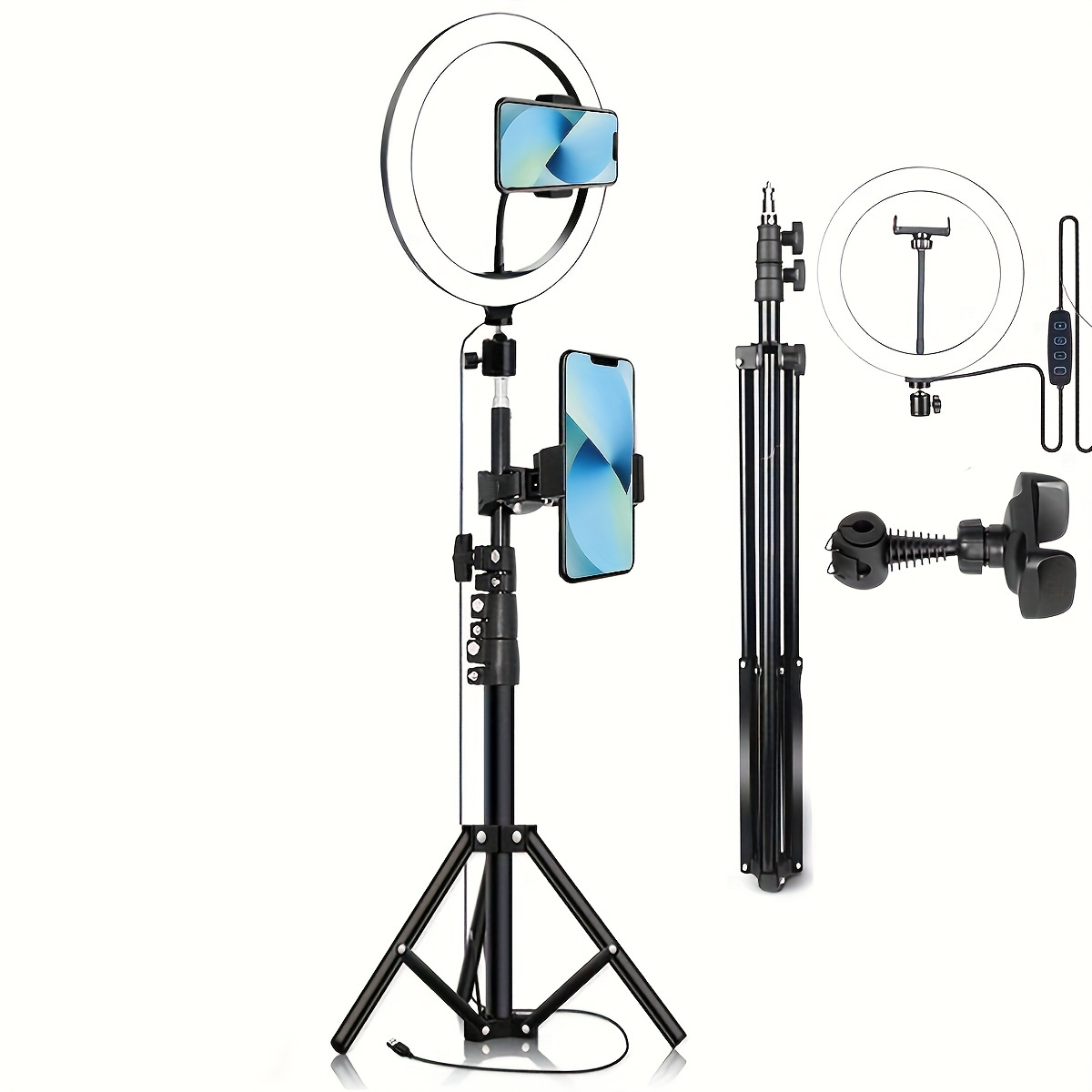 Selfie Ring Light Tripod Stand Mobile Holder Remote - Temu
