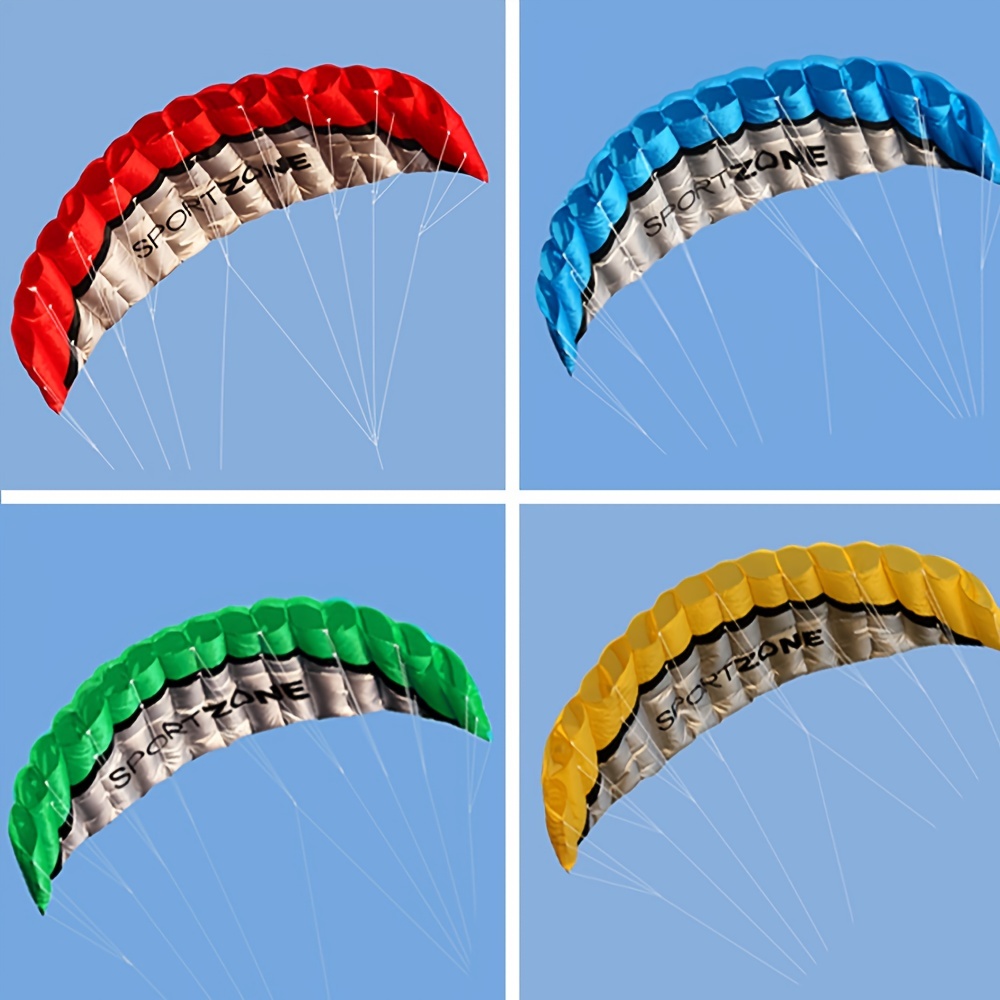 

Easy-to-fly Double Line Sport Kite - Durable, Foldable, Multicolor Design For Beach And Stunt Flying