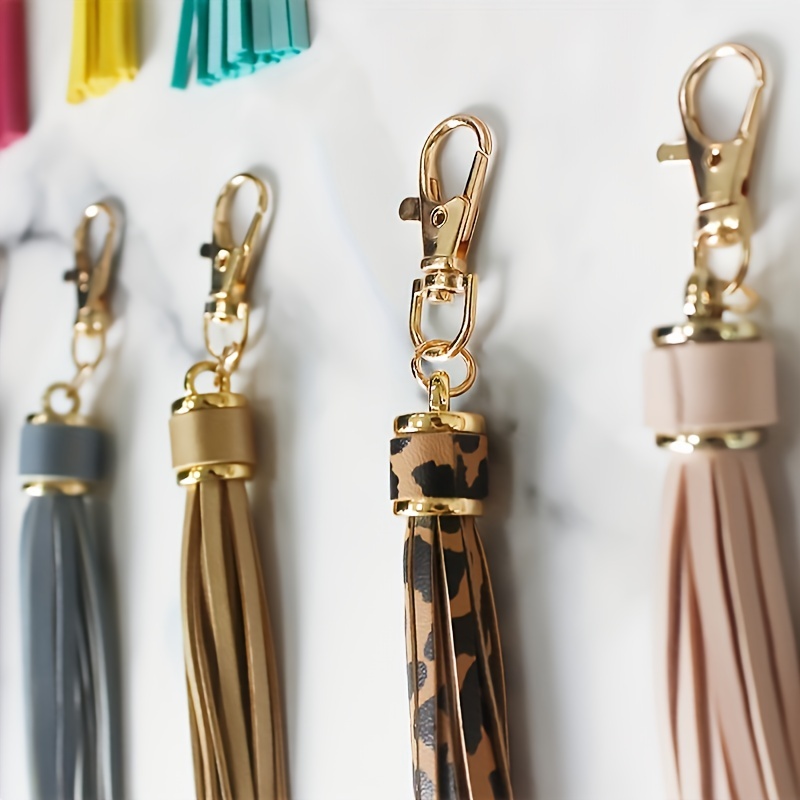 7 Colors Leather Tassels Keychain Car Circle Key Rings Gift Bag Hanging  Buckle Creative Keychain, Backpack Pendant, Bag Charms, Birthday Gifts,  Party Favors - Temu