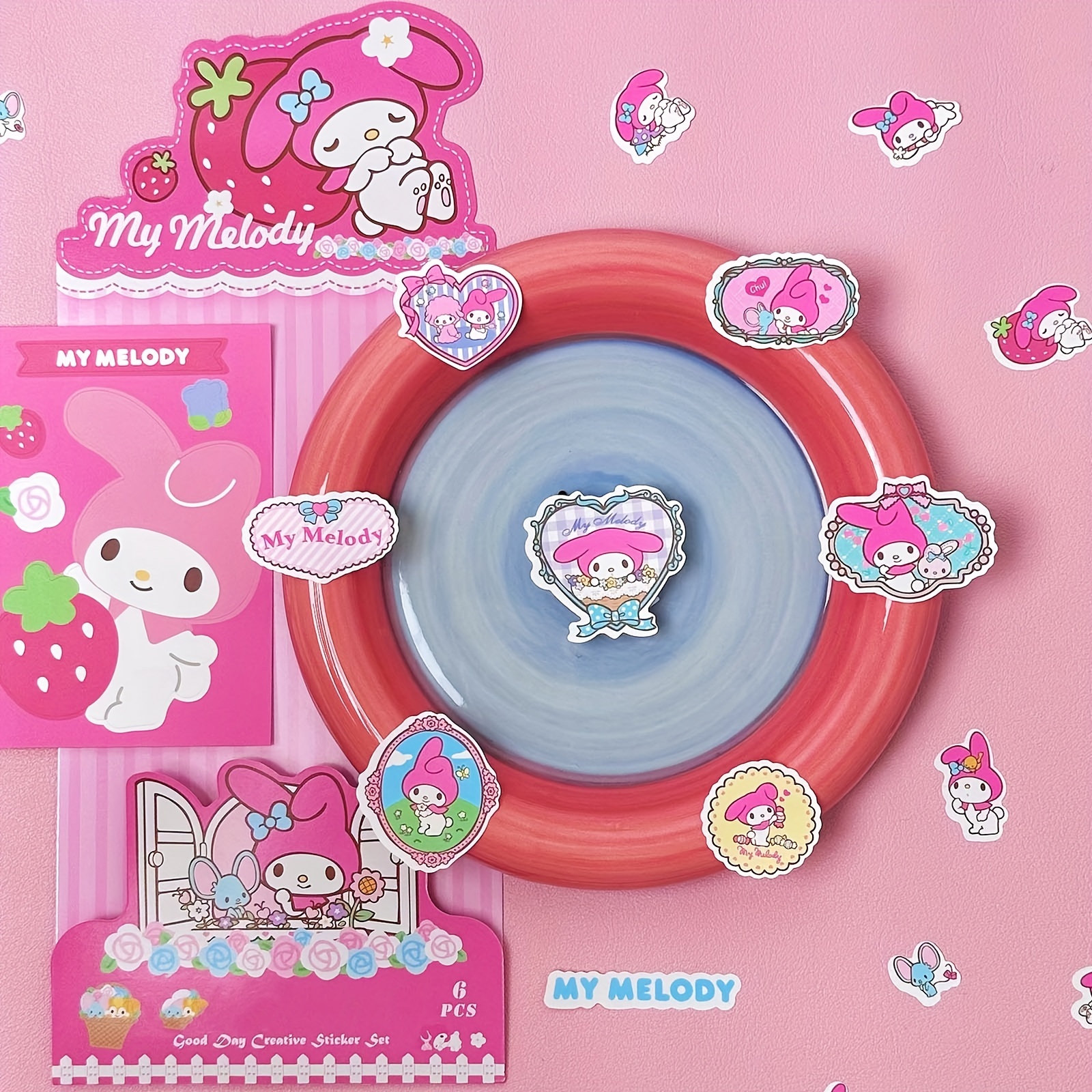 Kawaii Cartoon Sanrio Stationery Set Cute Hello Kitty My Melody