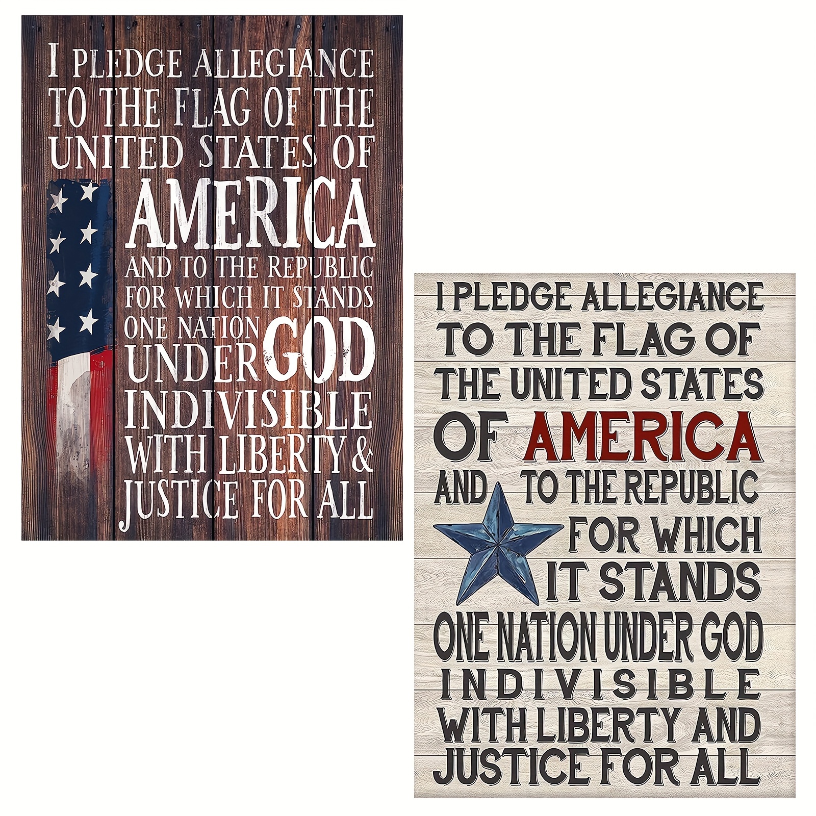 The Preamble To The United States Constitution With Flag Wall Art, Canvas  Prints, Framed Prints, Wall Peels