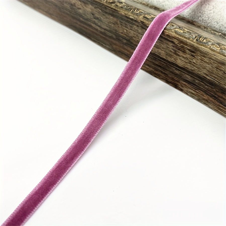 Pink Velvet Ribbon (5/8 x 10 yards)-VEL1-PK