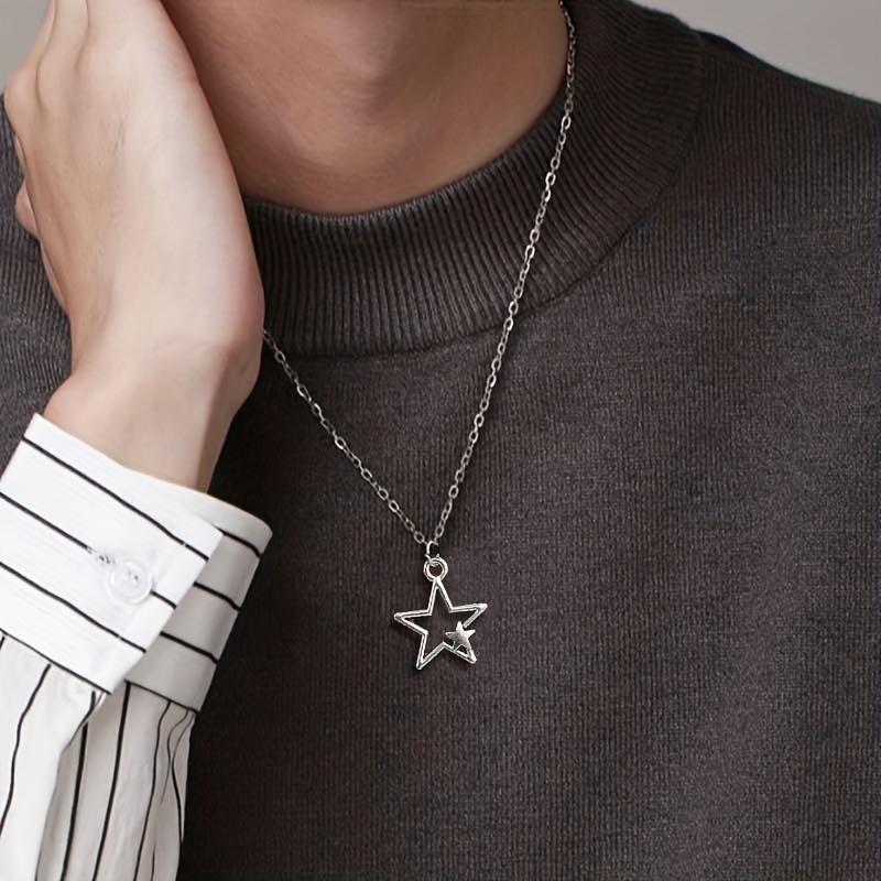 Vintage Goth Star Necklace